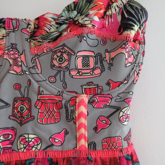 MAAJI Sublime Blimey Cover Up Bright Mesh Skirt Maxi Dress - Size S - Picture 5 of 15